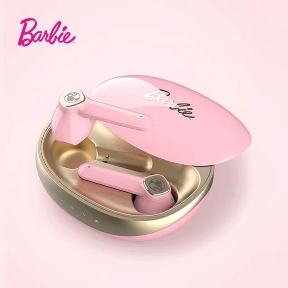 Pink Barbie Earbuds Wireless Bluetooth - Picture 1 of 4
